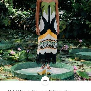 Tropical Print Maxi Dress